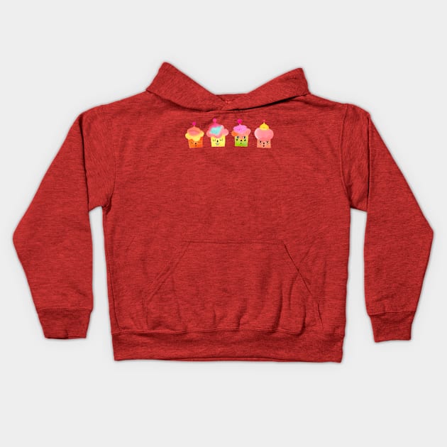 cupcakes Kids Hoodie by ninoladesign